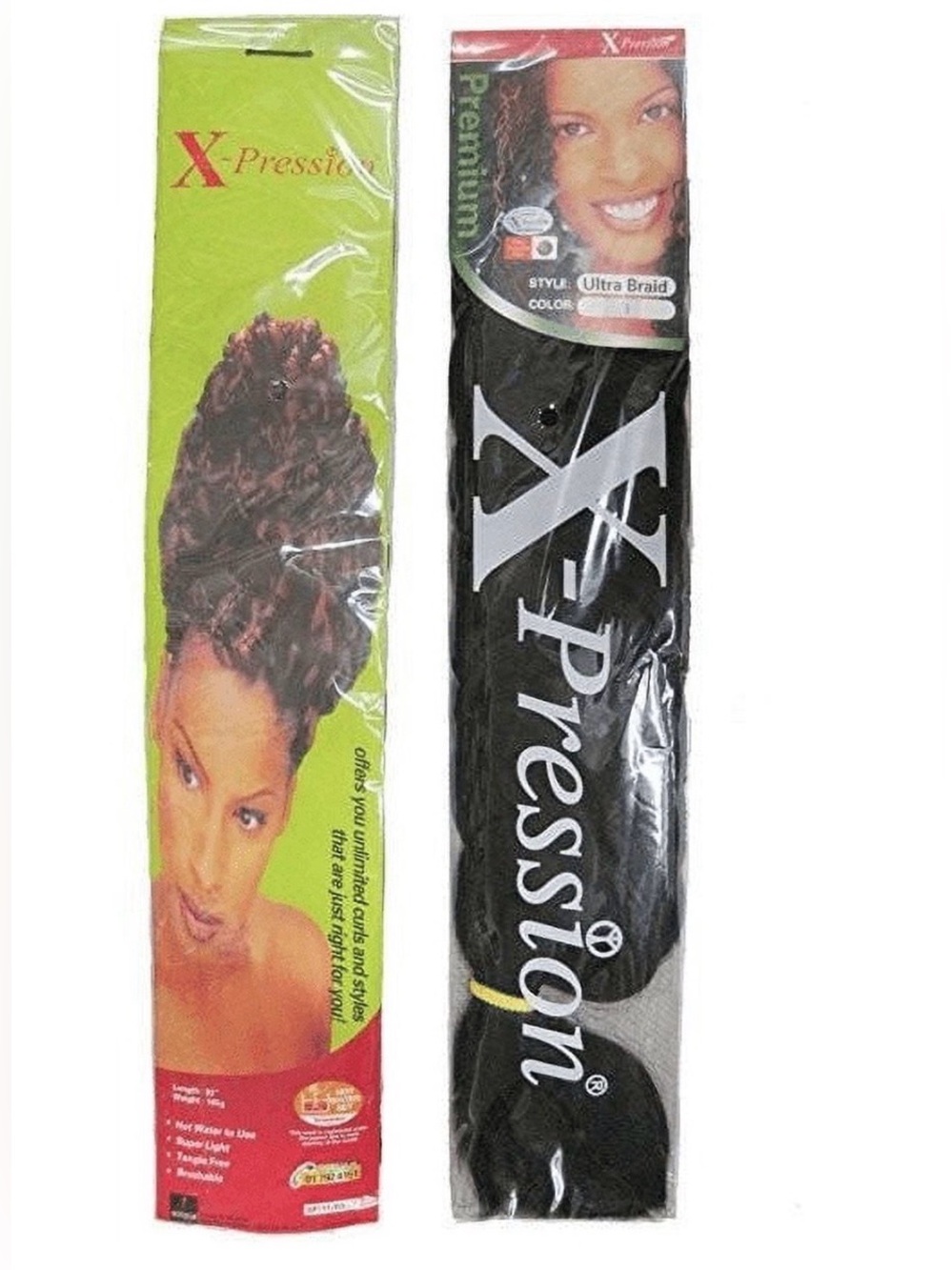 X-Pression Ultra Braid Style Synthetic Hair Color 33/82” Hot water set!  NWT